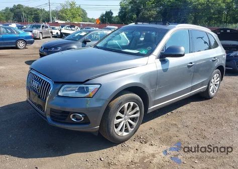 2016 Audi Q5 2.0T Premium из США, поврежденный, VIN WA1L2AFP1GA032245